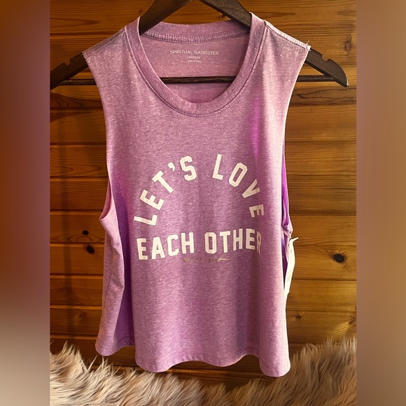 NWT 🏷️ SPIRITUAL GANGSTER -Pink Crop tank. - Picture 3 of 16